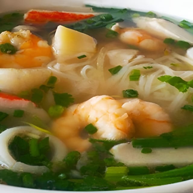 Seafood Noodle Soup.